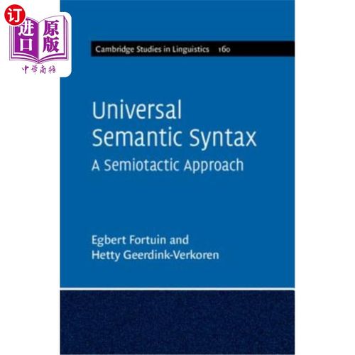 海外直订Universal Semantic Syntax: A Semiotactic Approach 通用语义语法