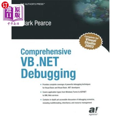 海外直订Comprehensive VB .Net Debugging 全面的VB .Net调试