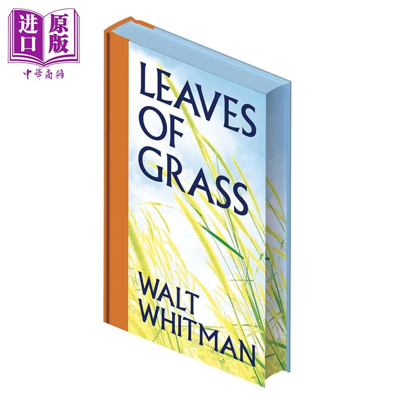 预售 草叶集 Leaves of Grass 英文原版 Walt Whitman 沃尔特·惠特曼经典诗集 精美礼品装帧诗集【中商原版】