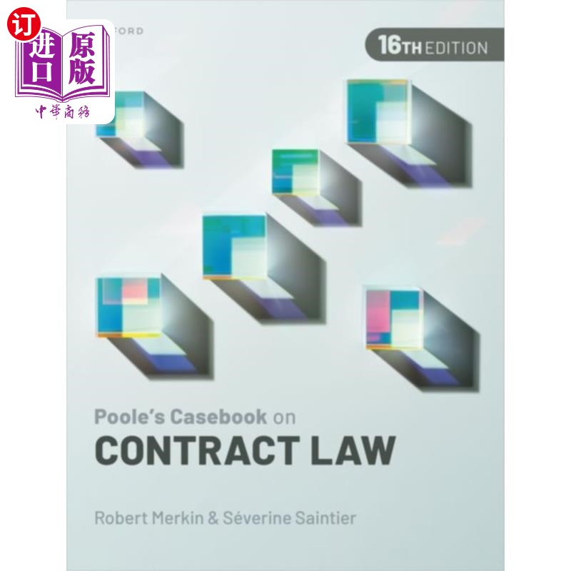 海外直订Poole's Casebook on Contract Law 普尔的合同法案例书
