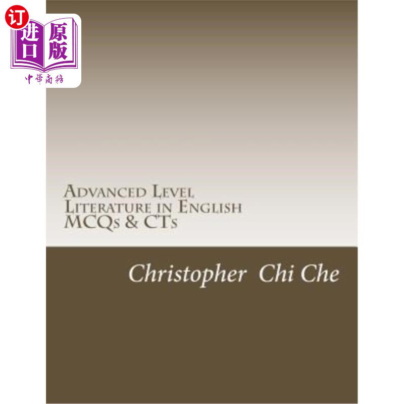 海外直订Advanced Level Literature in English: Multiple Choice Questions (MCQs) & Context 英语高级文学：多项选择题（