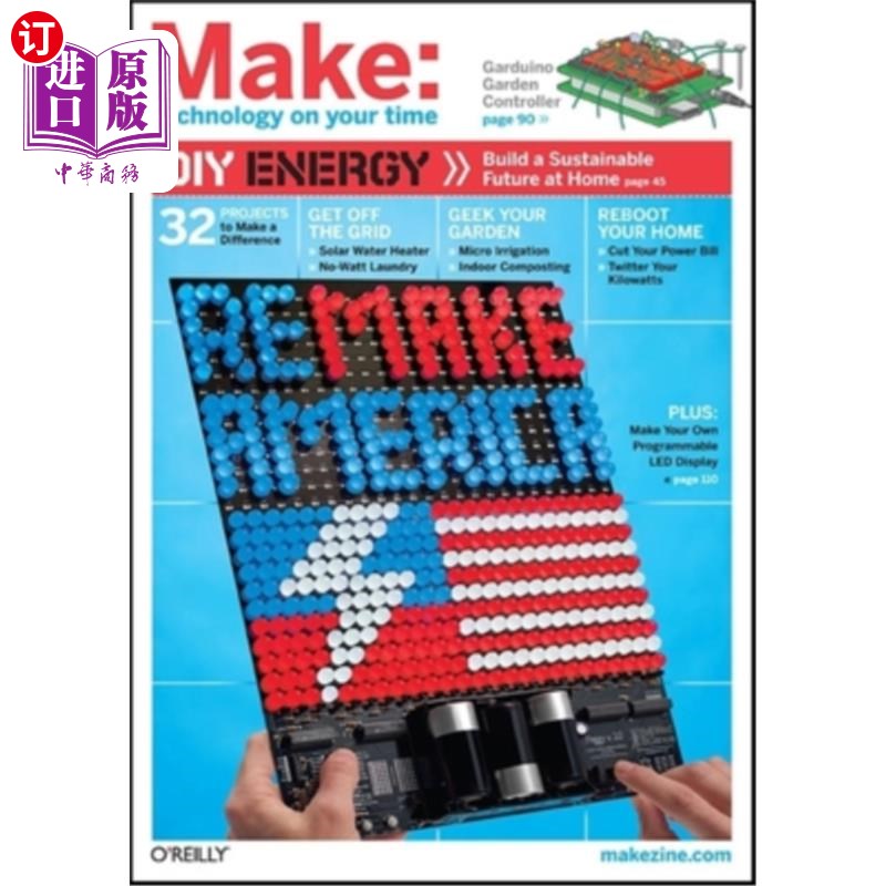 海外直订Make: Technology on Your Time Volume 18 Make:时代科技第18卷