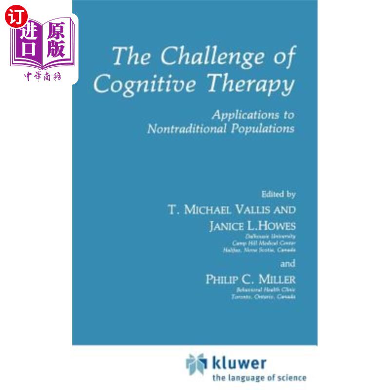 海外直订医药图书The Challenge of Cognitive Therapy: Applications to Nontraditional Populations 认知疗法的挑战:对非