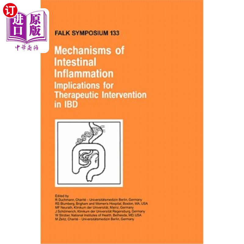 海外直订医药图书Mechanisms of Intestinal Inflammation: Implications for Therapeutic Intervention 肠炎症机制：Ibd治