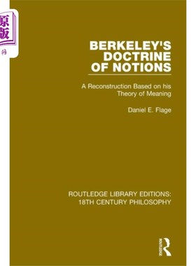 海外直订Berkeley's Doctrine of Notions 伯克利的《概念论