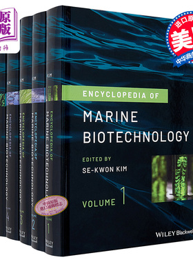 现货 海洋生物技术百科全书 Encyclopedia Of Marine Biotechnology 英文原版 Se Kwon Kim【中商原版】Wiley