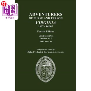 Purse Virginia Person 海外直订Adventurers 1624 Volume 钱包和人 Edition. and Fourth 弗吉尼亚 冒险家 1607
