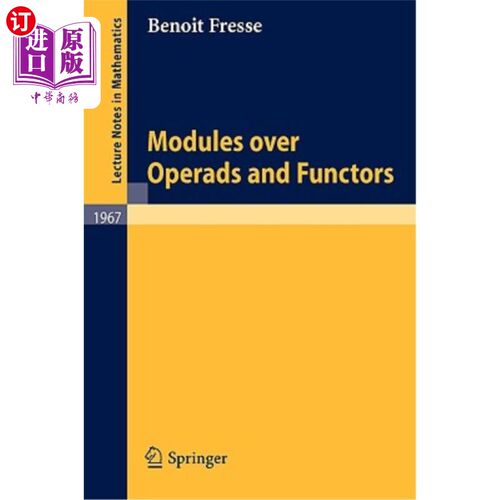 海外直订Modules Over Operads and Functors 操作数和仿函数上的模块