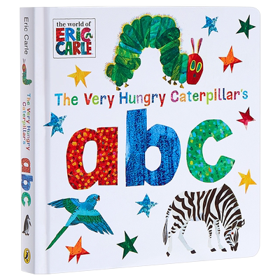 【中商原版】艾瑞卡尔 好饿的毛毛虫abc 英文原版 The Very Hungry Caterpillar's abc 纸板书 廖彩杏书单 字母启蒙认知