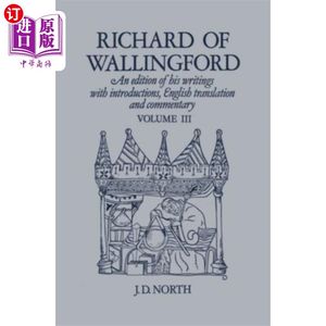 海外直订Richard of Wallingford Vol 3 沃林福德的理查德第三卷