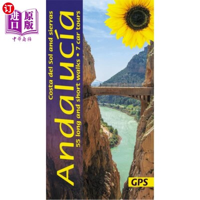 海外直订Andalucia, Costa del Sol and Sierras Sunflower W... 安达卢西亚，太阳海岸和塞拉斯向日葵徒步指南