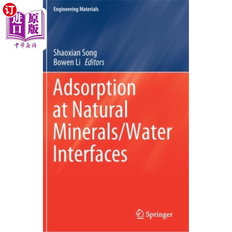 海外直订Adsorption at Natural Minerals/Water Interfaces
