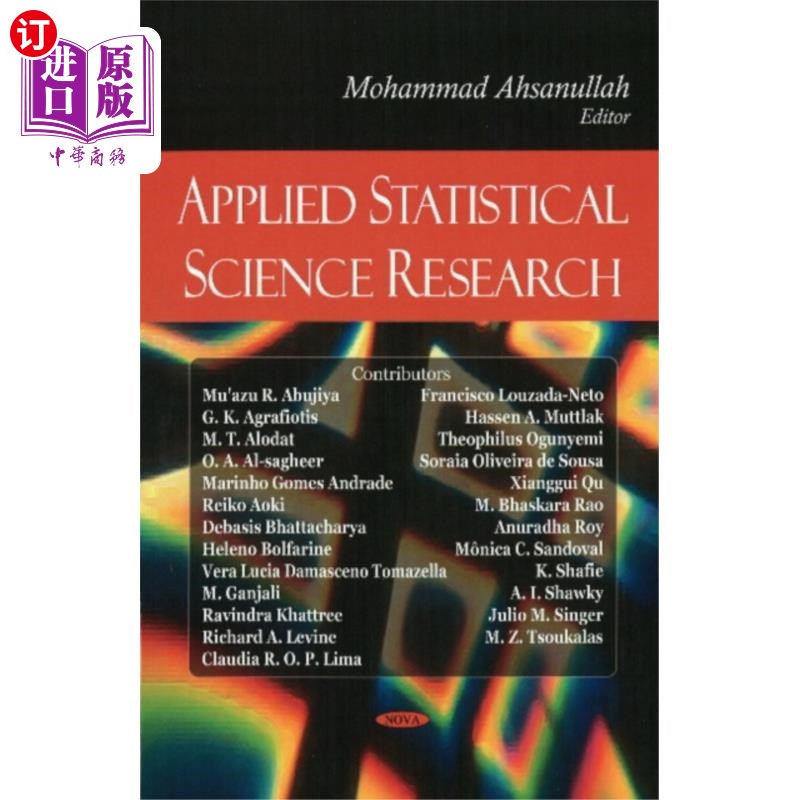 海外直订Applied Statistical Science Research 应用统计科学研究