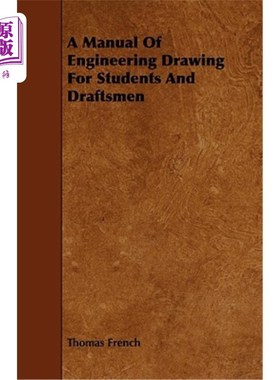 海外直订A Manual of Engineering Drawing for Students and Draftsmen 学生和制图员的工程制图手册