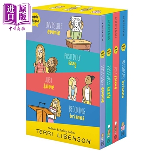 艾米和朋友们4册套装 Emmie & Friends 4 Book Box Set 英文原版小初文学 儿童文学故事读物 绘本故事 进口童书【中商原版】