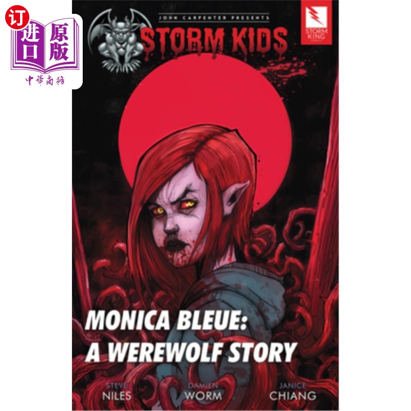 海外直订Monica Bleue: A Werewolf Story 莫妮卡·布鲁：狼人的故事