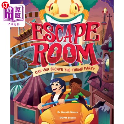 海外直订Escape Room: Can You Escape the Theme Park? 逃离房间-你能逃离主题公园吗?