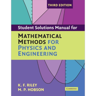 预售 物理与工程数学方法学生解决方案手册第三版 英文原版 Manual for Mathematical Methods for Physics and Engineering