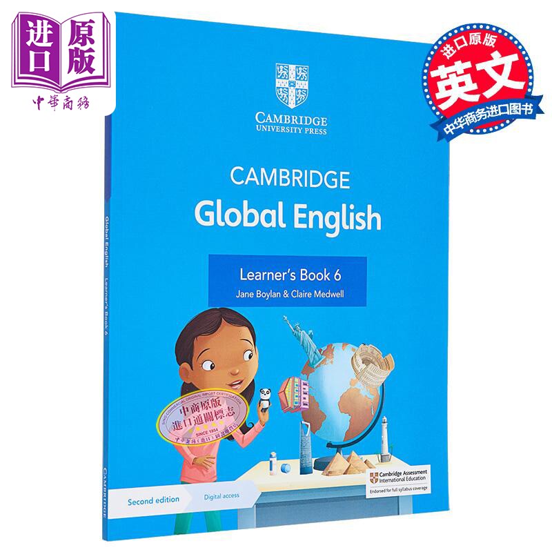 Cambridge Global English Learners Book 6 Primary ESL 剑桥全球英语学习者用书6 剑桥小学英语 带数字访问1年【中商原版】