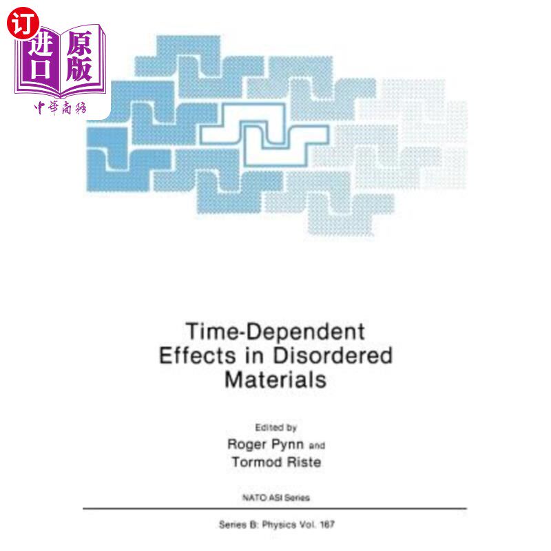 海外直订Time-Dependent Effects in Disordered Materials 无序材料中的时间依赖效应