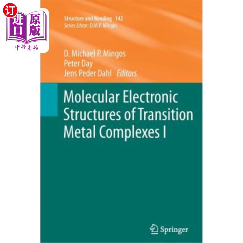 海外直订Molecular Electronic Structures of Transition Metal Complexes I 过渡金属配合物的分子电子结构I