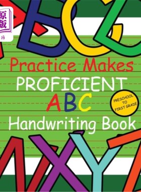 海外直订Practice Makes Proficient ABC Handwriting Book 熟能生巧