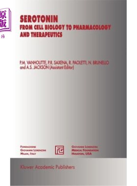 海外直订医药图书Serotonin: From Cell Biology to Pharmacology and Therapeutics 血清素：从细胞生物学到药理学和治疗学