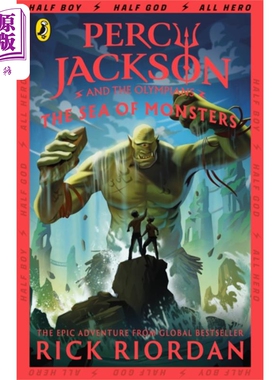 波西杰克逊2 波西 杰克逊与魔兽之海 英文原版 Percy Jackson 2 The Sea of Monsters Rick Riordan 奇幻【中商原版】