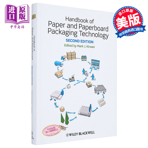 现货 纸和纸板包装技术手册 Handbook Of Paper And Paperboard Packaging Technology Mark J Kirwan 英文原版【中商原版】wiley