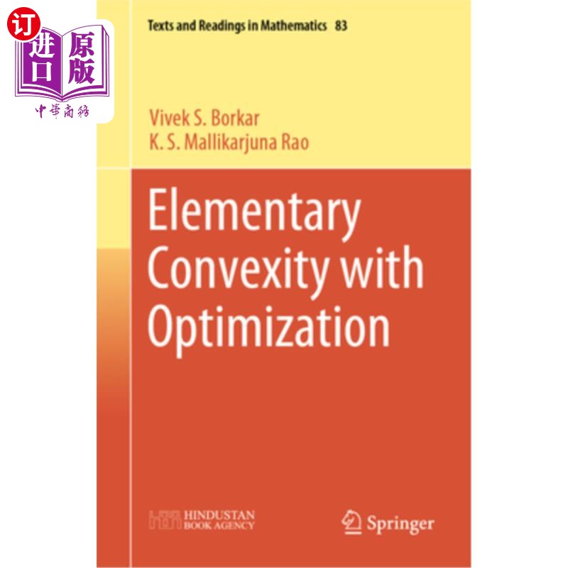 海外直订Elementary Convexity with Optimization 初等凸性与最优化