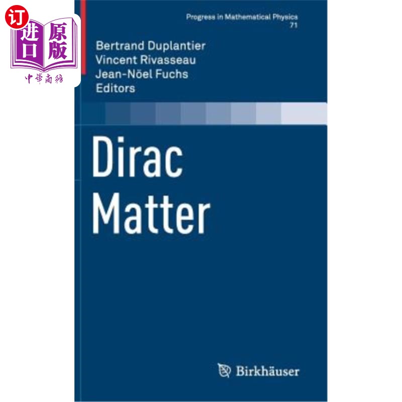 海外直订Dirac Matter 狄拉克物质