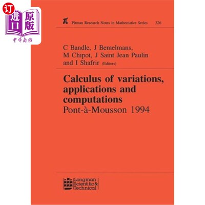 海外直订Calculus of Variations, Applications and Computations 变分法、应用与计算