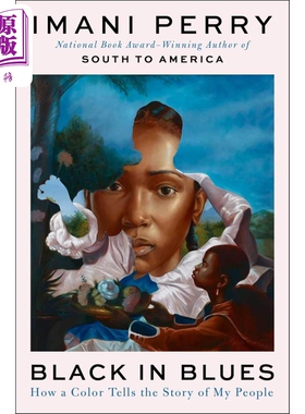 预售 蓝调中的黑色 一种颜色如何讲述我的人民的故事 Black in Blues 英文原版 Imani Perry 美国国家图书奖得主【中商原版】
