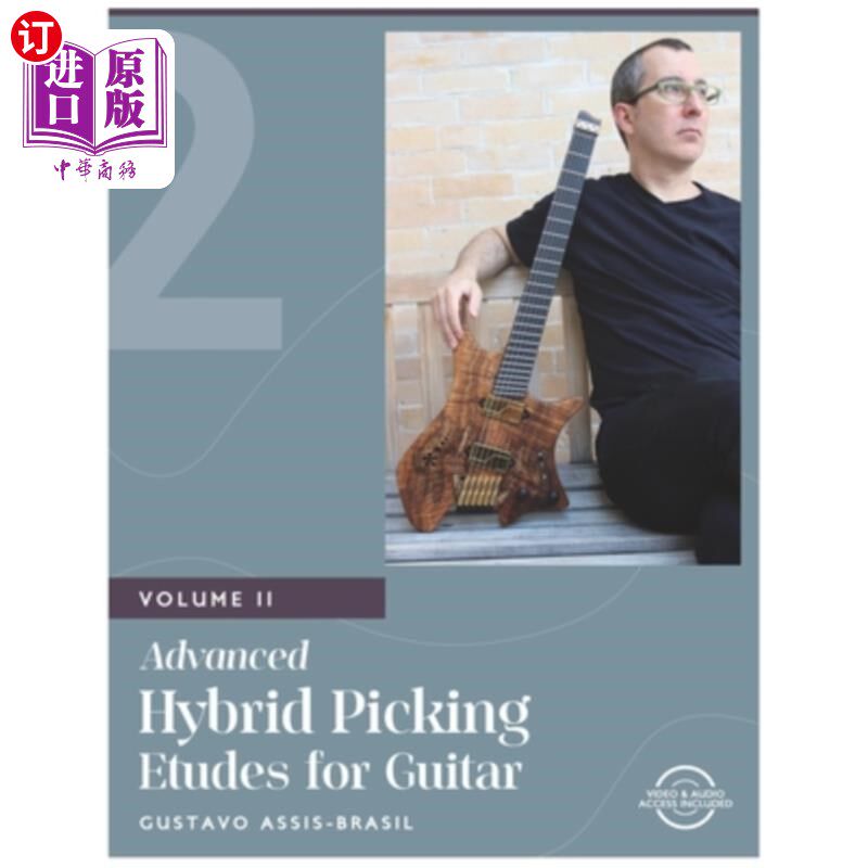 海外直订Advanced Hybrid Picking Etudes for Guitar Vol. 2 高级混合挑选练习曲吉他卷2