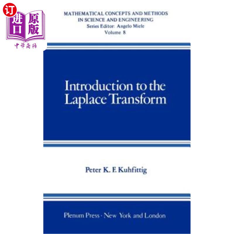 海外直订Introduction to the Laplace Transform 拉普拉斯变换简介