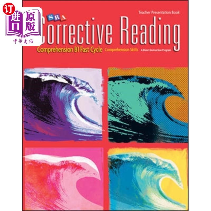 海外直订Corrective Reading Fast Cycle B1, Presentation B... 纠正阅读快速循环B1，演示书