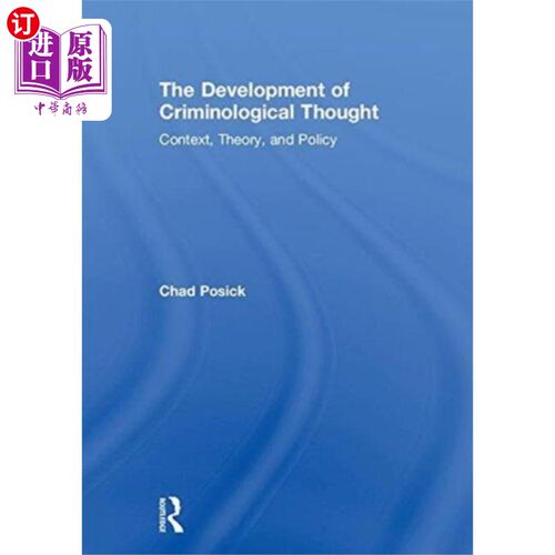 海外直订Development of Criminological Thought 犯罪学思想的发展
