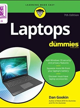 海外直订Laptops For Dummies 笔记本电脑的假人
