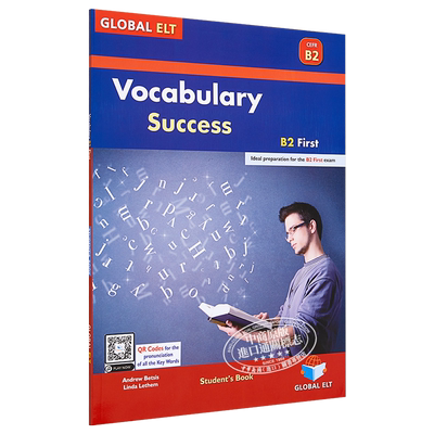 现货 Vocabulary Success B2 First Self-study Edition  词汇成功B2第一自学套装 含答案 7-12岁【中商原版】