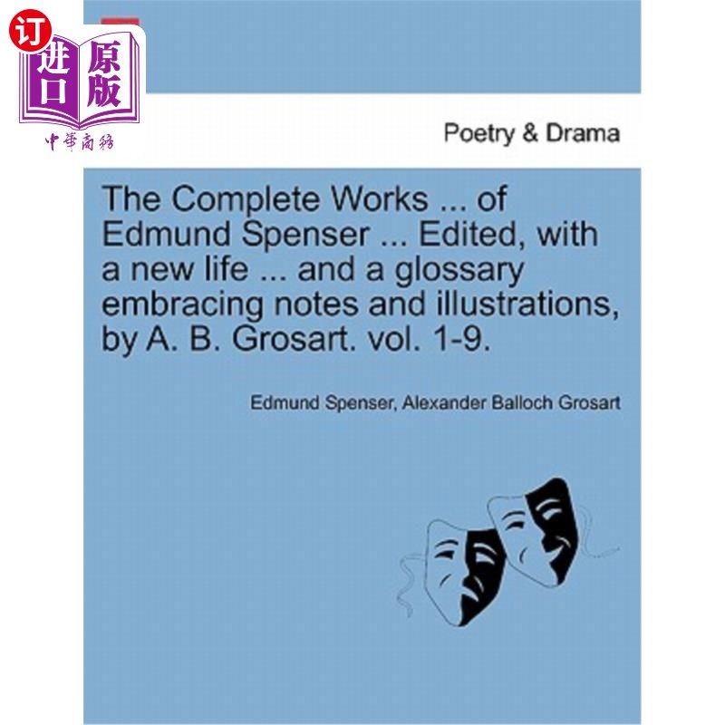 海外直订the complete works in verse and prose of edmund spencer