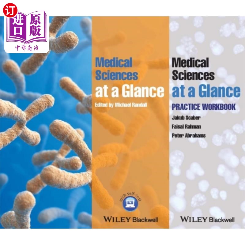 海外直订医药图书Basic Medical Sciences at a Glance - Text and Wo... 医学科学概览文本和工作簿