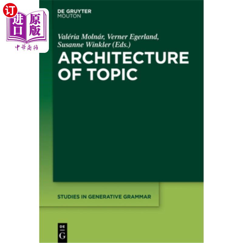 海外直订Architecture of Topic 主题架构