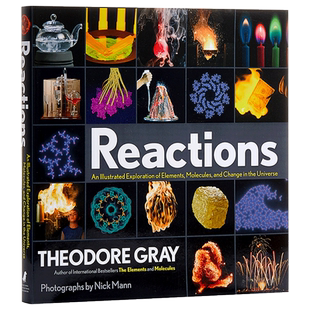 视觉之旅 奇妙的化学反应 彩色典藏版 Reactions 英文原版 Theodore Gray 科普书籍【中商原版】