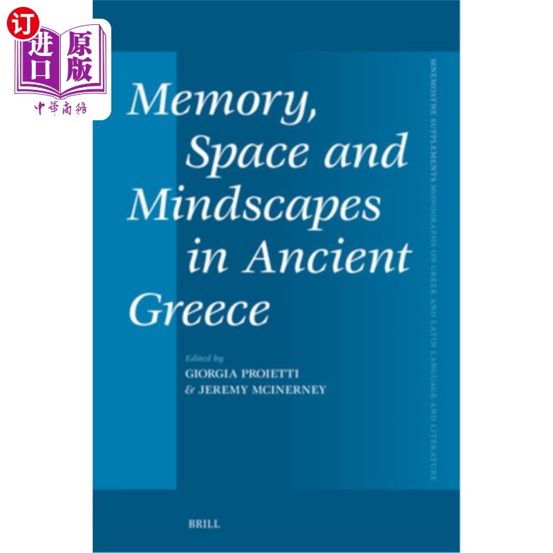 海外直订Memory, Space and Mindscapes in Ancient Greece 古希腊的记忆、空间和思维景观