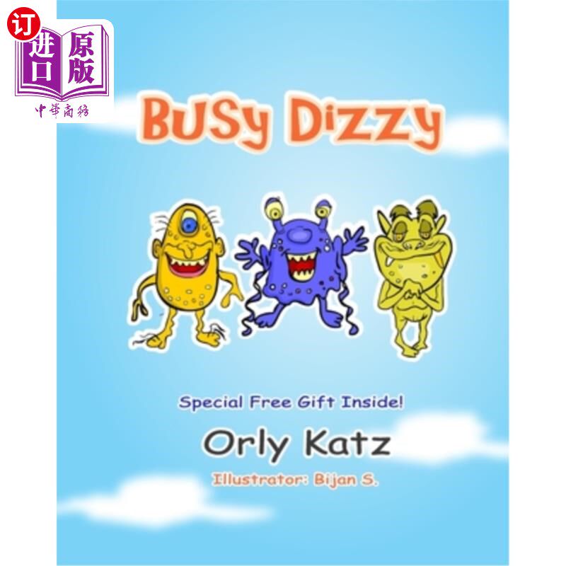 海外直订Busy Dizzy: (Inspirational bedtime story for kids ages 4-8) 《忙碌的眩晕》:(4-8岁儿童的励志睡前故事)