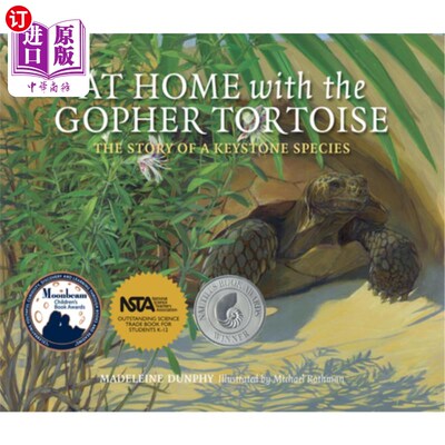 海外直订At Home with the Gopher Tortoise: The Story of a Keystone Species 与地鼠龟在家：一个关键物种的故事