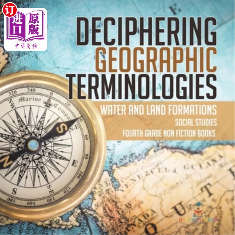 海外直订Deciphering Geographic Terminologies Water and Land Formations Social Studies Th 解析地理术语水和陆地形成社
