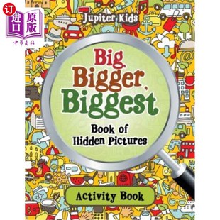 Pictures 隐藏图片书活动书 Biggest 最大 大 Activity Hidden Book Bigger 海外直订Big