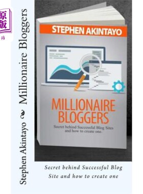 海外直订Millionaire Bloggers 百万富翁博客