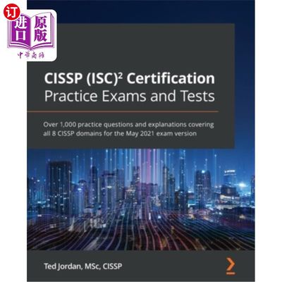 海外直订CISSP (ISC)2 Certification Practice Exams and Tests: Over 1,000 practice questio CISSP (ISC)2认证实